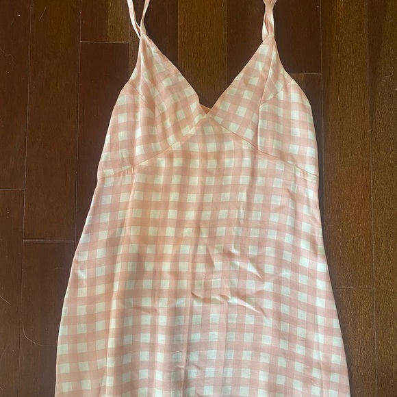 Reformation Dresses & Skirts - Reformation pink checkered dress 0